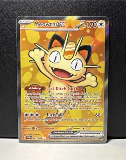 Meowth ex 107/088 ultra rare full art perfect order - Image 1