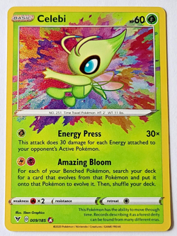 Pokemon TCG: Celebi Vivid Voltage #009/185 Amazing Rare Holo MINT - Image 1