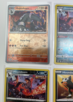 4 Card Lot Houndoom Houndour single Strike Reverse Holo Pokemon TCG - Image 2