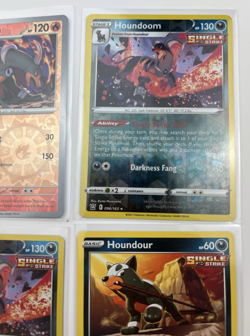 4 Card Lot Houndoom Houndour single Strike Reverse Holo Pokemon TCG - Image 3