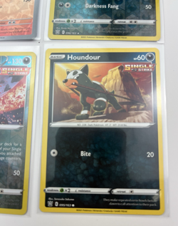 4 Card Lot Houndoom Houndour single Strike Reverse Holo Pokemon TCG - Image 4