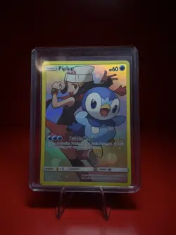 Pokemon Piplup 239/236 Secret Rare Full Art Holo SM-Cosmic Eclipse English 2019 - Image 1