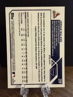 2023 Topps Chrome Logofractor Edition - Image Variation Jordan Walker #209 (RC) - Image 2
