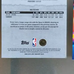 Panini 2023-24 NBA Hoops Victor Wembanyama RC Spurs 3-Card Insert Lot - Image 4