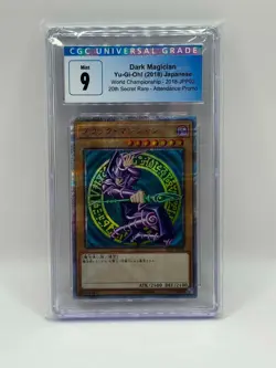 Yu-Gi-Oh! Dark Magician World Championship Promo 20th SR 2018-JPP02 CGC 9 MINT - Image 1