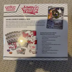 Pokemon Center White Flare Elite Trainer Box PC ETB + Acrylic case- New & Sealed - Image 4