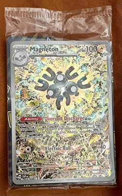 Pokemon Sealed Magneton SVP 159 Surging Sparks Full Art Holo Black Star Promo - Image 1