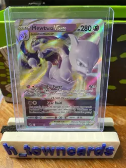 Mewtwo VStar 031/078 V Star Ultra Rare Pokemon Go Pokemon TCG 2022 NM - Image 1