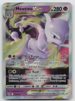 Pokemon - Mewtwo VSTAR 031/078 Ultra Rare Holo - Pokemon GO - NM - Image 1