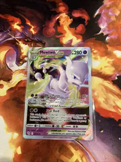 Mewtwo VSTAR 031/078 Pokemon GO Ultra Rare Pokemon Card TCG NM (1) - Image 1
