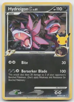 Hydreigon C lv.61 Promo Holo SWSH: Sword & Shield Promo Cards SWSH138 NM - Image 1