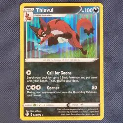 Thievul 48/72 - Shining Fates - Rare Holo Pokemon Card - NM - Image 1