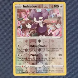 Indeedee 56/72 - Shining Fates - Rare Reverse Holo Pokemon Card - NM - Image 1