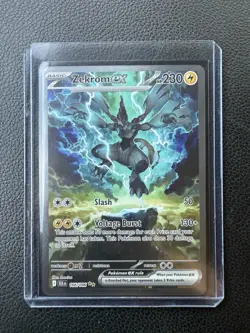 Pokemon TCG Zekrom EX Black Bolt English Special Illustration Rare Card 166/086 - Image 1