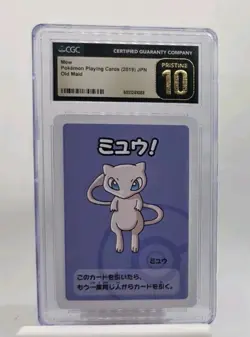 ✨✨ CGC PRISTINE 10 MEW OLD MAID PLAYING CARDS 2019 JAPANESE POKEMON CARD - Image 1