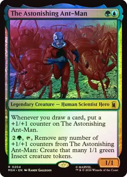 The Astonishing Ant-Man Foil Marvel Super Heroes NM MTG - Image 1