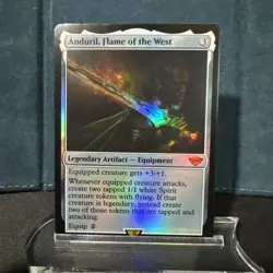 Anduril, Flame of the West Universes Beyond: the Lord of the Rings Foil - Image 1