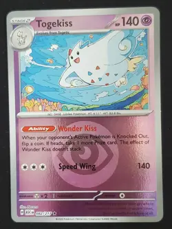 Pokemon Togekiss Ascended Heroes Psychic Energy Holo 082/217 NM-EX - Image 1