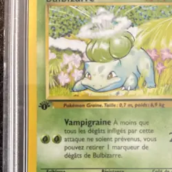 1999 Pokemon French Bulbasaur 1st Edition #44 PSA 8 NM-MT Base Set WOTC - Image 5