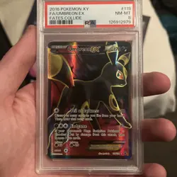 Pokemon Umbreon EX 119/124 Fates Collide Full Art Holo Rare PSA 8 - Image 1