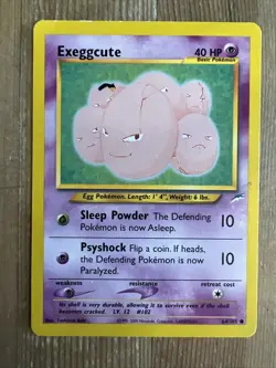 EXEGGCUTE 52/64 COMMON Jungle WOTC 1999 Pokemon - MP - Image 1