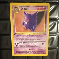 Wizards of the Coast Gengar Fossil 20/62 Holo Rare English 80HP 1999 Stage 2 - Image 1