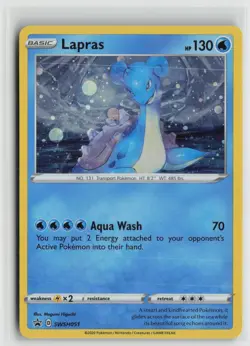Lapras SWSH051 Holo Promo Sword & Shield Promo Pokemon NM - Image 1