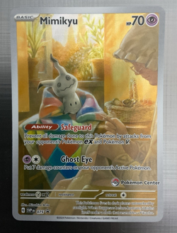 Pokemon - Mimikyu SVP075 - Pokemon Center Stamp Promo - English - Image 1