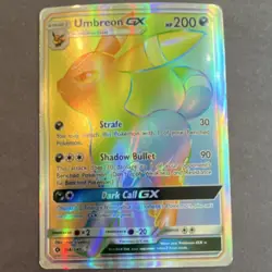 The Pokemon Company Umbreon GX Secret Rare Full Art Holo 154/149 SM Base Eng - Image 1