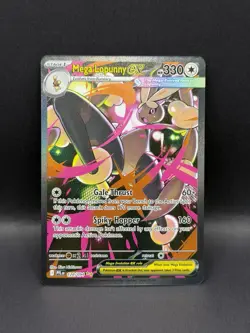 Mega Lopunny ex 128/094 SIR Phantasmal Flames SPECIAL ILLUSTRATION RARE Pokemon - Image 1