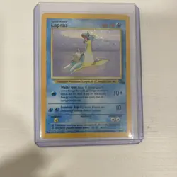 Pokemon TCG Lapras Fossil Holo Excellent Condition Never Played - Image 1