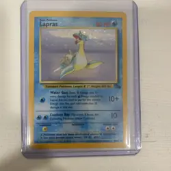 Pokemon TCG Lapras Fossil Holo Excellent Condition Never Played - Image 2