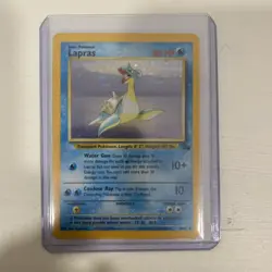 Pokemon TCG Lapras Fossil Holo Excellent Condition Never Played - Image 3