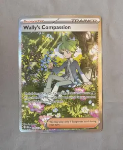 Pokemon TCG Wallys Compassion Full Art Trainer 186/132 Ultra Rare NM - Image 1