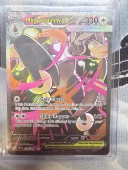 Mega Lopunny EX 128/094 ME02 Phantasmal Flames Full Art Holo Ultra Rare English - Image 1