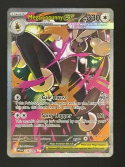 Mega Lopunny ex 128/094 Phantasmal Flames SIR Pokemon Holo NM - Image 2