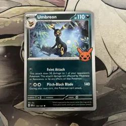 Umbreon #130 Pokemon Trick Or Trade 2024 Promo - Image 2