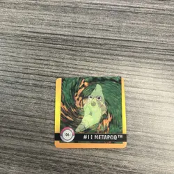 Pokemon Caterpie & Metapod #06 Artbox Action Flipz Premier Edition Lenticular - Image 2