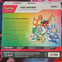 Pokemon TCG First Partner Illustration Collection Series 1 3-Pack Booster/Promo - Image 2