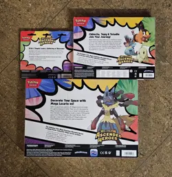 Pokemon Ascended Heroes Bundle Premium Poster & Pin Collection & Erika 2 Pack - Image 2