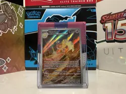 Pokemon TCG Espathra Card 197/182 Sv04: Paradox Rift NM Condition - Image 1