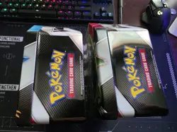Pokemon TCG 1x Empoleon and 1x Tyranitar V Strikers Factory Sealed 2-Pack Tins - Image 3