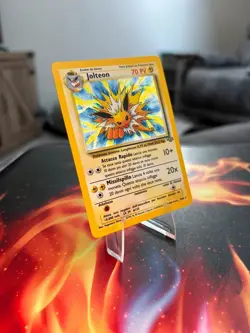 Pokemon Italian Jolteon Holo Jungle 4/64 Vintage WOTC Rare “Spicy Meatball” LP - Image 2