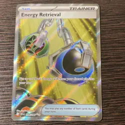 Pokemon TCG Energy Retrieval Trainer-Item Full Art Holo Ultra Rare 108/086 - Image 1