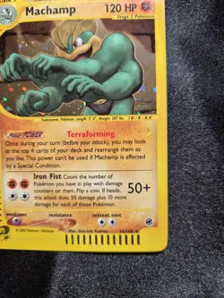 Pokemon Machamp 016/165 Expedition Base Set Holo - Image 4