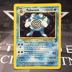 Pokemon TCG Poliwrath Base Set 13/102 Holo Unlimited Holo Rare Mp/hp - Image 1