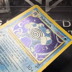 Pokemon TCG Poliwrath Base Set 13/102 Holo Unlimited Holo Rare Mp/hp - Image 3