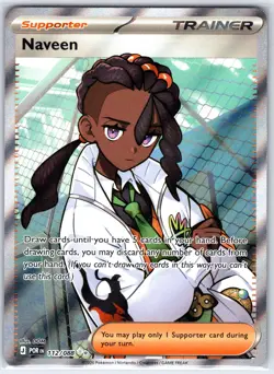 Naveen 112/088 Ultra Rare Perfect Order Pokemon Holo Near Mint - Image 1