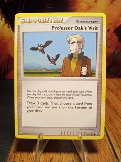 2007 Pokemon Secret Wonders Professor Oak's Visit #122 Extremely LP - Image 1