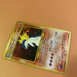 2000 Typhlosion ⭐ No. 157 Holo Promo Neo Premium File 1 Pokemon Japanese - Image 2